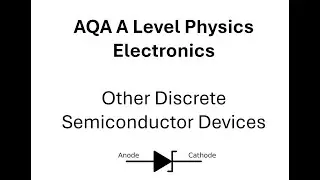AQA A Level Physics: Electronics Other Discrete Devices