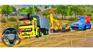 Indian truck bussid mod game play new update 2026 game play off' road driving game play 4x4 village 