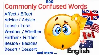 Confused Words in English 