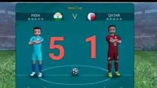 India vs Qatar football match asian cup //#@ohpsycho