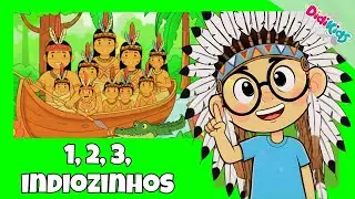 🏹 1, 2, 3 Little Indians | Learn to Count with Music!