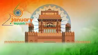 Happy Republic Day India | 26 January India Motion Graphics, after effect #26januarystatus