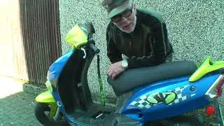 Schnell Sache die ich im Regen mache Kymco vitality