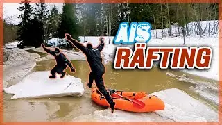 Packrafting on Ice. Luhtajoki. 2021