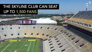 Take a tour of LSU&rsquo;s new Skyline Club in Tiger Stadium