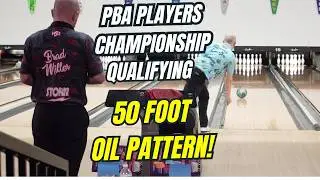 PBA Bowlers On 50 Feet of Oil At The Players Championship!!
