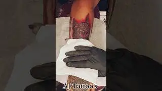 Owl and Feather Tattoo On Hand #tattoo #shorts #ytshorts #ajtattoo #viral #trendingshorts #aj #owl
