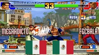 FT5 @kof98: MEGAADICTO (MX) vs FGCBALA (MX) [King of Fighters 98 Fightcade] Oct 30