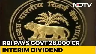 RBI Gives Rs. 28,000 Crore Interim Dividend To Government Before Elections