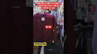 Winter Collection 2025 | Cheapest Winter T-Shirts, Jackets & Hoodies Wholesale Market Delhi 🔥#short