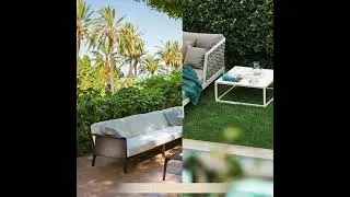 Adaptable outdoor furniture for changing lifestyles!!                  #ellementsoutdoor#outdoorsofa