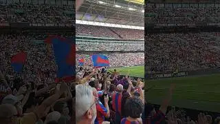 Palace fans ❤ UEFA #crystalpalace #cpfc #fans #communityshield #wembley #uefa