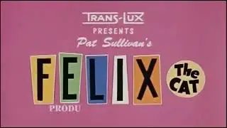 Felix The Cat - Theme Song (Lyrics on Screen)