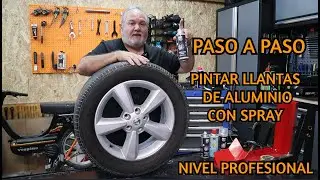 Pintando LLANTAS de ALUMINIO con SPRAY de llantas  PINTYPLUS  / ACABADO PROFESIONAL  / GINESSOT