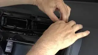 Honda Fit GK USB cable through vent, disassemble dash