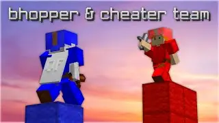The Most Intense Game... Bhopper and Cheater Team | Uncut Bedwars