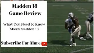 Madden 18 Game Review