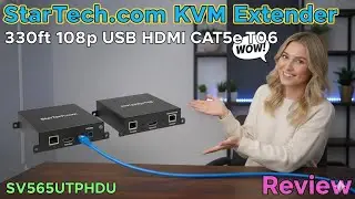 StarTech.com KVM Extender 330ft 1080p USB HDMI CAT5e CAT6 SV565UTPHDU