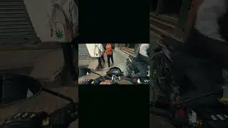 Riding fz v2 through busy streets of patan, Nepal