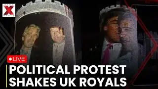 UK Anti-Trump Protest LIVE: Trump-Epstein images projected on Windsor Castle as Protest |NewsX World