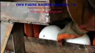 NEW !! AUTOMATIC COCONUT PARING MACHINE 1500 NUTS PER HOUR, A GAME CHANGER !!!