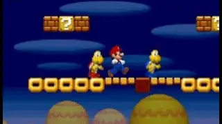 New++ Super Mario Bros Stage showcase: Drooping Donuts