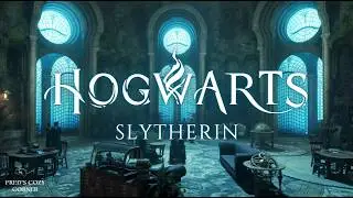 Slytherin Common Room Ambience 🐍✨ | Calm Hogwarts Legacy Music for Studying, Reading & Focus