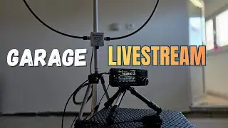 LIVE: Garage QRP Livestream (ICOM IC-705 and MC-20 Magloop)