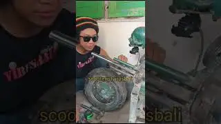 Proses pembuatan vespa extreem bali punya