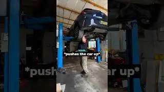 When One Man Takes The Car's Full Weight...