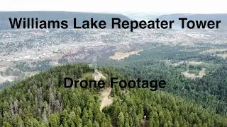 Flying Mavic Mini at Williams Lake Repeater Tower