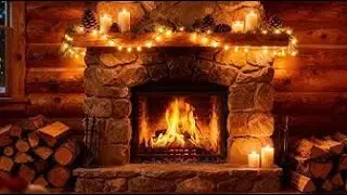 Cozy Fireplace 🔥 Crackling Fire Sounds for Sleep, Relaxation & Stress Relief
