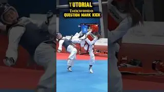 Question❓Mark Kick🥋🔥#tutorial #taekwondo #karate #motivation #trick #training #speed #power #shorts