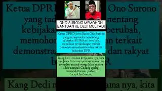 Ono Surono minta perlindungan ke KDM #KDM #kangdedymulyadi #onosurono #jawabarat #jabaristimewah