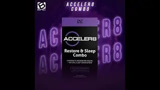 Pr&eacute;sentation : Acceler8 Sleep & Restore (Bepic) 🧘🛍️ (Lire description) ↙️