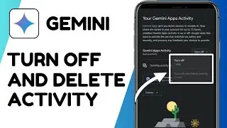 How To Turn Off And Delete Gemini AI Activity