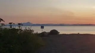 Mount Ilimana Volcano on the West Side of Cook Inlet Alaska