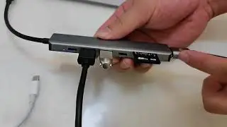 USB - концентратор 7 в 1 на HDMI - адаптер Type C для MacBook