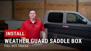 Как установить кроссоверные боксы Weather Guard