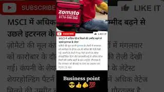 zomato share in stock market groww #zomato #business #stockmarket #fainance #money