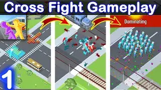 Cross Fight (Gang Clash) - Game-play | walk-through (IOS , Android) | MG Games