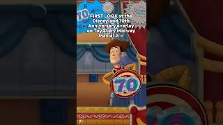 FIRST LOOK at Disneyland 70th Toy Story Mania Overlay 🎯