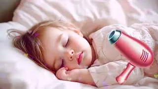 Baby Sleep Sounds 🌙 Hair Dryer White Noise Non Stop Relax | ลดความเครียด และหลับได้ลึก