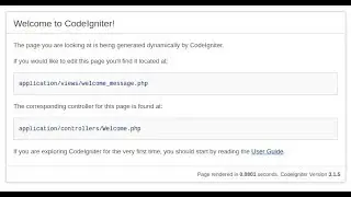 Codeigniter basic tutorial and how to remove index php from codeigniter url