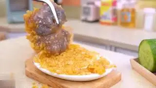 delicious fish burger | miniture | minithings