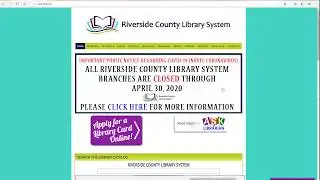 RCLS Library Card Walk Through
