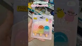 Cute Stationary!🎀#stationery#eraser#cute#schoolproject#shorts#explore#viralshorts#dmart#under 50#diy