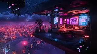 Winter Wonderland Escape: Chill in a Cozy Loft with Snowy Views | 4K | 3 hrs