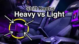 Heavy Shift Knobs vs Light Shift Knobs | Likewise Diamond Shift Knob Install