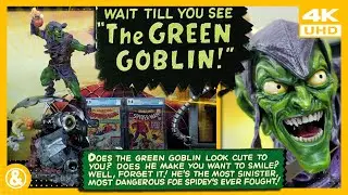 GREEN GOBLIN STATUE & COMIC BOOK ORIGIN - 4K UHD